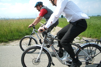 Frischknecht untersttzt Bike-to-Work - mehr Bewegung im Alltag