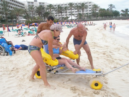 Strandferien auch fr Menschen mit Behinderung