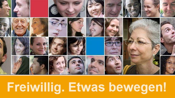 freiwillig, engagiert